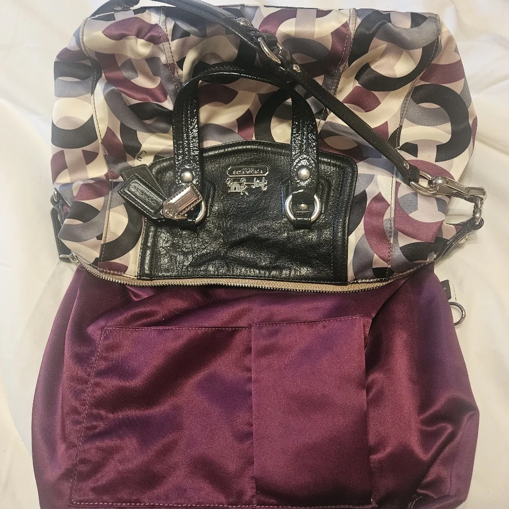 Coach Madison Audrey Op Art Bag